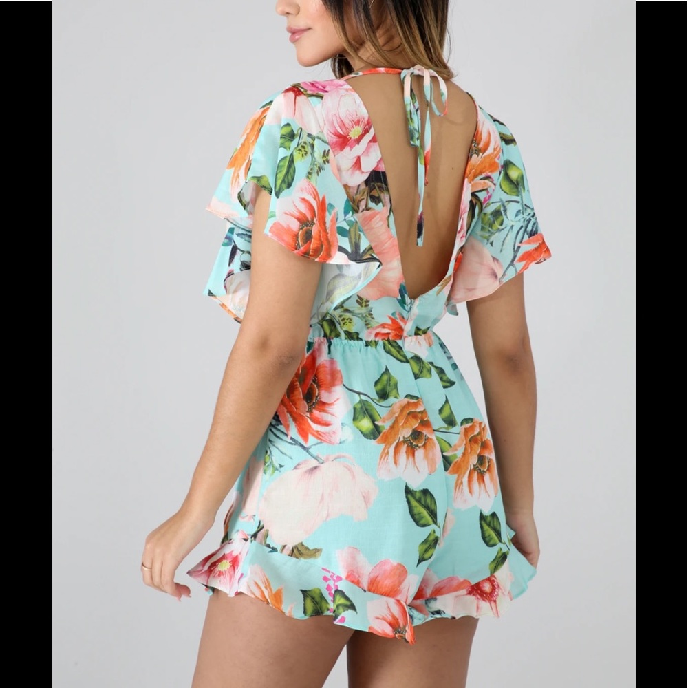 Fashion Nova Floral Romper